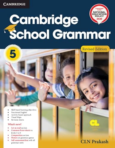 Stock image for Cambridge School Grammar Level 5 Student's Book with AR APP and Poster (All Board General Studies) for sale by Books Puddle