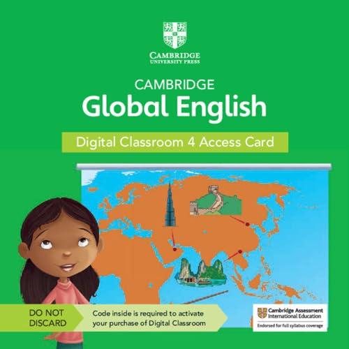 Stock image for Cambridge Global English Digital Classroom 4 Access Card (1 Year Site Licence): For Cambridge Primary and Lower Secondary English as a Second Language (Cambridge Primary Global English) (eng) for sale by Brook Bookstore