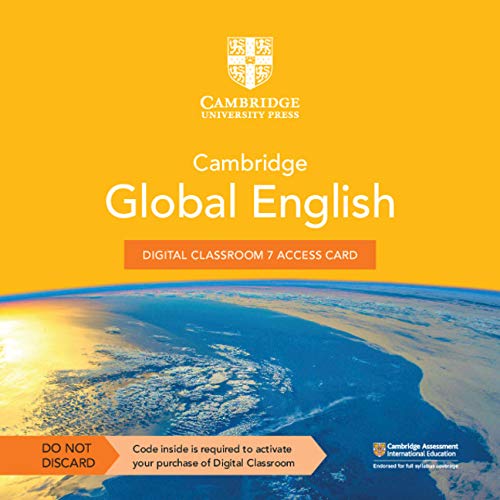 Stock image for Cambridge Global English Digital Classroom 7 Access Card 1 Year Site Licence: For Cambridge Primary and Lower Secondary English As a Second Language for sale by Lucky's Textbooks