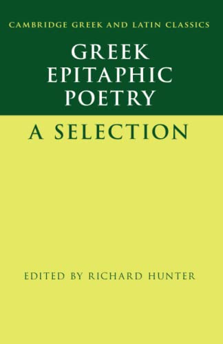 Immagine stock per Greek Epitaphic Poetry: A Selection