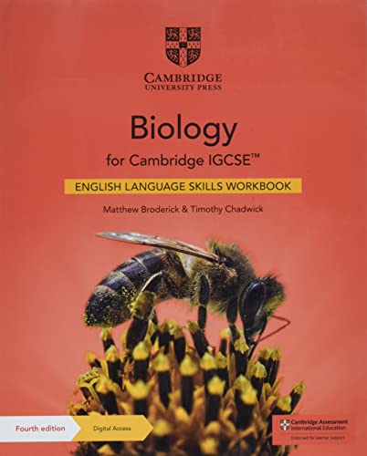 Stock image for Biology for Cambridge IGCSE? English Language Skills Workbook with Digital Access (2 Years) (Cambridge International IGCSE) for sale by Book Deals