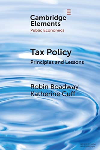 Stock image for Tax Policy (Elements in Public Economics) for sale by SecondSale