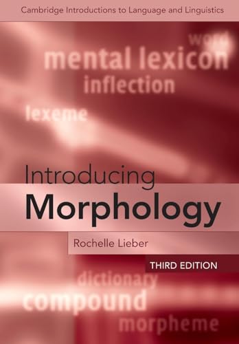 Beispielbild fr Introducing Morphology (Cambridge Introductions to Language and Linguistics) zum Verkauf von Monster Bookshop