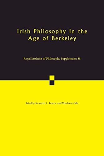 Beispielbild fr Irish Philosophy in the Age of Berkeley zum Verkauf von Blackwell's