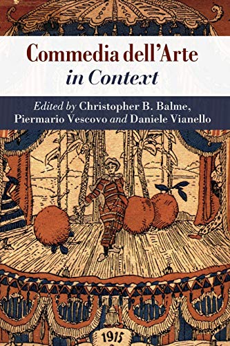 Imagen de archivo de Commedia dell'Arte in Context (Literature in Context) a la venta por Goodwill of Colorado