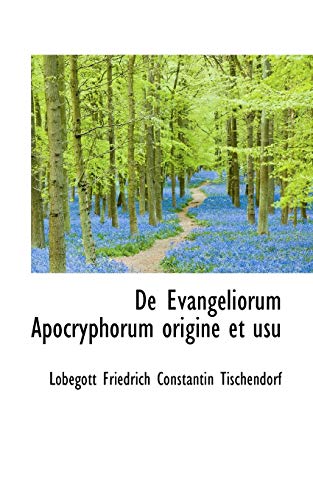 9781110030415: De Evangeliorum Apocryphorum origine et usu