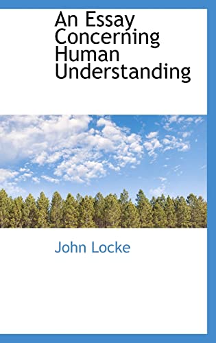 9781110090266: An Essay Concerning Human Understanding