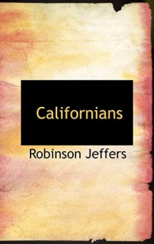 Californians (9781110109920) by Jeffers, Robinson