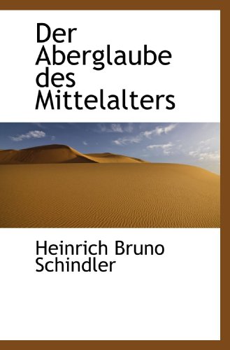 9781110112562: Der Aberglaube des Mittelalters