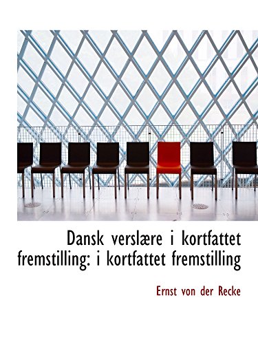 Imagen de archivo de Dansk verslre i kortfattet fremstilling: i kortfattet fremstilling a la venta por Revaluation Books