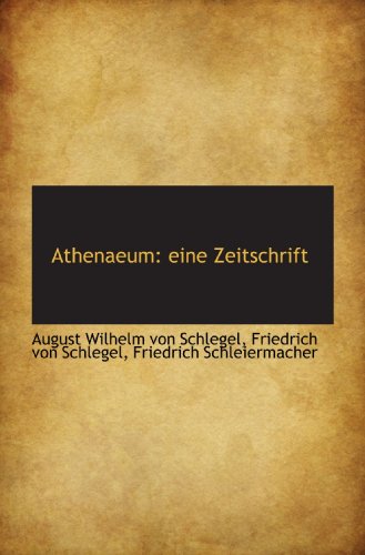 9781110136506: Athenaeum: eine Zeitschrift