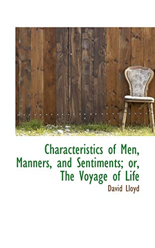 9781110137152: Characteristics of Men, Manners, and Sentiments; Or, the Voyage of Life