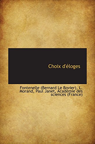 9781110147434: Choix d'loges
