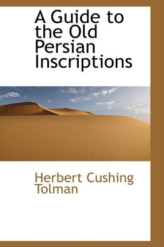 9781110176847: A Guide to the Old Persian Inscriptions