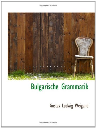 Stock image for Bulgarische Grammatik for sale by Revaluation Books