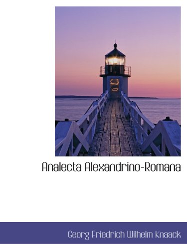 Stock image for Analecta Alexandrino-Romana for sale by Revaluation Books