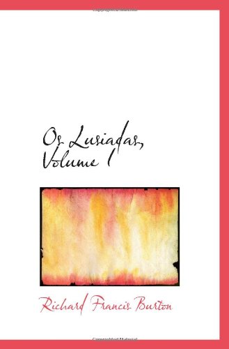 Stock image for Os Lusiadas, Volume I for sale by Revaluation Books