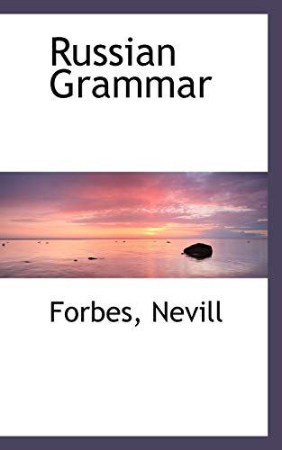 Russian Grammar (9781110306305) by Forbes, Nevill