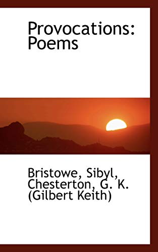 Stock image for Provocations: Poems for sale by Lucky's Textbooks