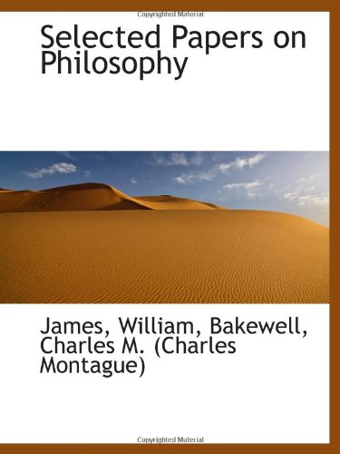 9781110328512: Selected Papers on Philosophy