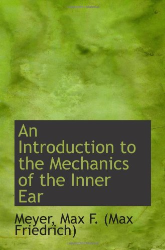 Immagine dell'editore per An Introduction to the Mechanics of the Inner Ear venduto da Revaluation Books