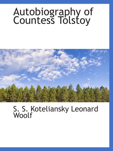 Stock image for Autobiography of Countess Tolstoy for sale by Revaluation Books