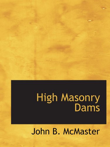 Stock image for High Masonry Dams for sale by Revaluation Books