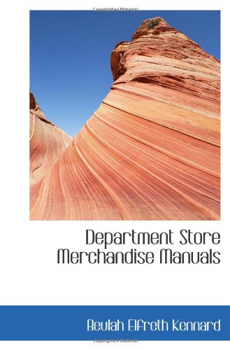 9781110487141: Department Store Merchandise Manuals