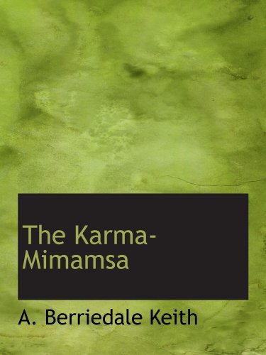 Stock image for The Karma-Mimamsa for sale by Revaluation Books