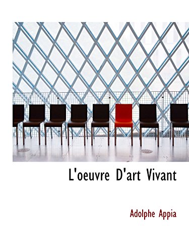 Stock image for L'oeuvre D'art Vivant for sale by Revaluation Books
