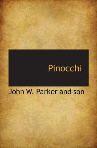 Pinocchi (9781110524051) by W. Parker And Son, John