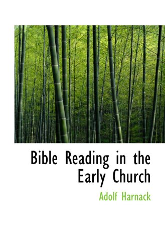 9781110646319: Bible Reading in the Early Church