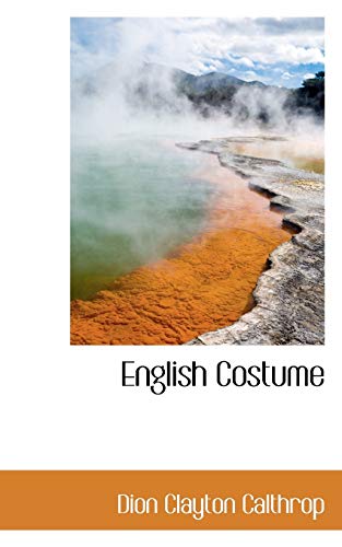 Stock image for English Costume for sale by Paperbackshop-US
