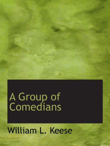 Stock image for A Group of Comedians for sale by Revaluation Books