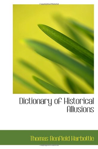 Stock image for Dictionary of Historical Allusions for sale by Revaluation Books