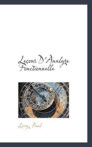 LeÃ§ons D'Analyse Fonctionnelle (9781110770144) by Paul, LÃ©vy