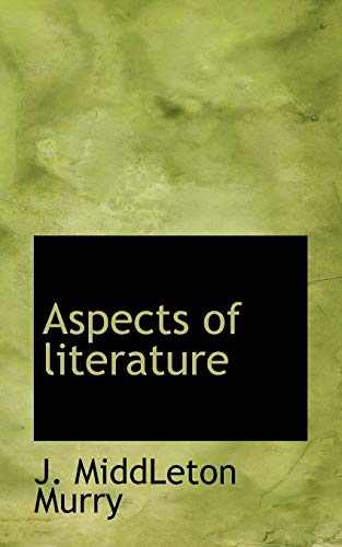 9781110826674: Aspects of Literature