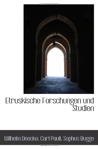Imagen de archivo de Etruskische Forschungen und Studien a la venta por Revaluation Books