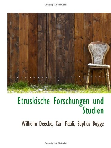 Imagen de archivo de Etruskische Forschungen und Studien a la venta por Revaluation Books