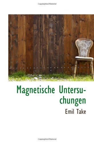 Beispielbild fr Magnetische Untersuchungen zum Verkauf von Revaluation Books