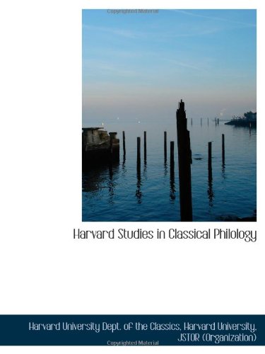 9781110996629: Harvard Studies in Classical Philology