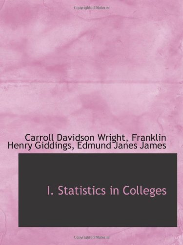 9781110998814: I. Statistics in Colleges