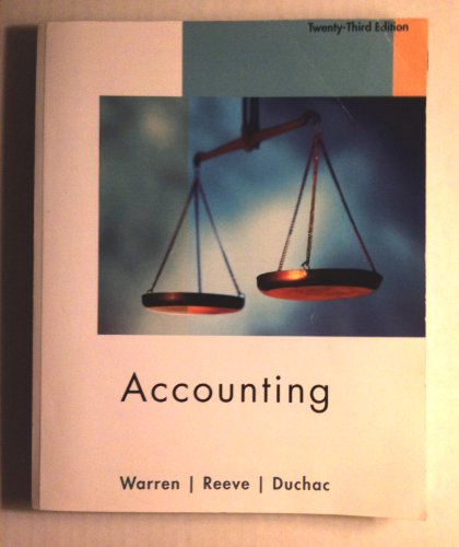 Imagen de archivo de Accounting a la venta por ThriftBooks-Atlanta