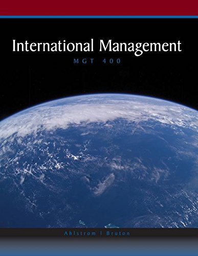 Beispielbild fr INTERNATIONAL MANAGEMENT >CUST zum Verkauf von Better World Books: West