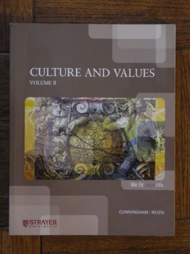 Beispielbild fr HUM 100: Culture and Values, Vol. 2 zum Verkauf von Better World Books