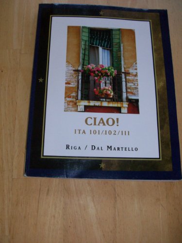 Imagen de archivo de CIAO! Italian ITA 101/102/111 Custom Edition a la venta por Bookmans