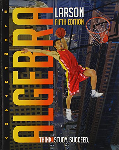 Bundle: Elementary Algebra, 5th + WebAssign Printed Access Card for Larson's Elementary Algebra, 5th Edition, Single-Term (9781111019624) by Larson, Ron; Hostetler, Robert P.