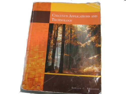 Imagen de archivo de Calculus Applications and Technology a la venta por ThriftBooks-Atlanta