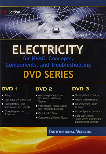 9781111038779: Electricity for HVAC: Concepts Components, And Troubleshooting: DVD Series / Institutional Version