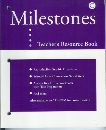 Beispielbild fr Milestones C - Teacher's Resource Book - Level C - by Heinle ; 9781111055295 ; 1111055297 zum Verkauf von APlus Textbooks